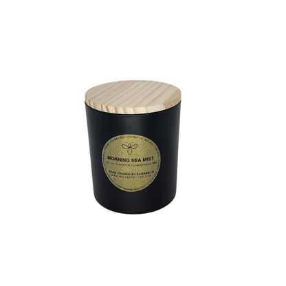 Black jar hand made organic 10oz candles