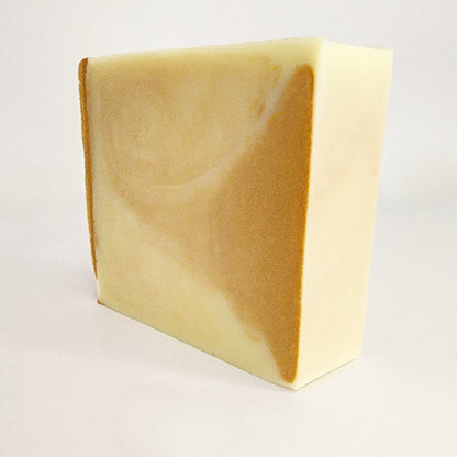 Yellow Organic Soap bar called spring infusion 